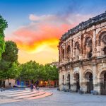 Vue urbaine de Nîmes et de ses quartiers résidentiels