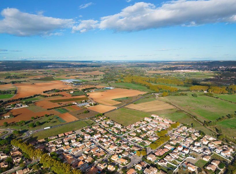 Maisons individuelles et logements récents dans le Gard